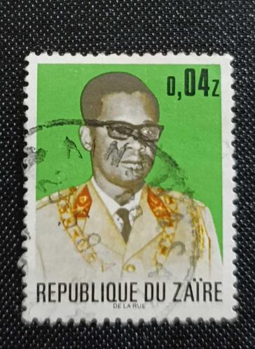 Zaire_ damgalı pul