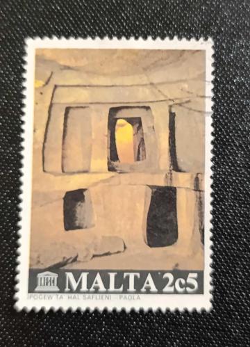 Malta _ damgalı pul