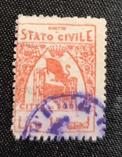 LOT.19 » İtalya Torino Yerel Posta ve fiskal pulu_ damgalı nadir