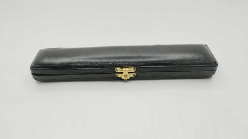 EL YAPIMI OSMANLI DÖNEM NEFİS KONDİSYONDA OLDUKÇA YAŞLI, KUTUSUNDA SARI DAMARLI KEHRİBAR-FİLDİŞİ AĞIZLIK 324