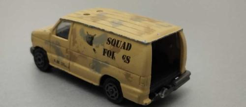 MAJORETTE FORD ECONOLİNE NO:270/271    1/63 Ölçek KULLANILMIŞ