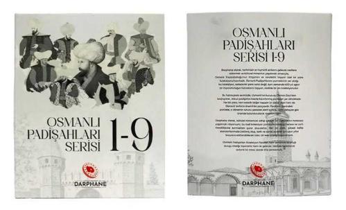 Osmanlı Padişahları Serisi 1-9 Hatıra Para Seti  TCH458