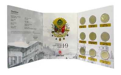 Osmanlı Padişahları Serisi 1-9 Hatıra Para Seti  TCH458