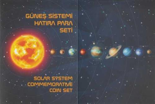 Güneş Sistemindeki Gezegenler Hatıra Para Seti Albümü TCH459