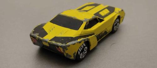 2015 YILI HASBRO Transformers Robots in Disguise Metal Mini Car Bumblebee. DÖKÜM 1/64 Ölçek KULLANILMIŞ