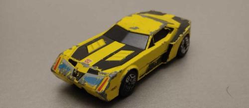 2015 YILI HASBRO Transformers Robots in Disguise Metal Mini Car Bumblebee. DÖKÜM 1/64 Ölçek KULLANILMIŞ