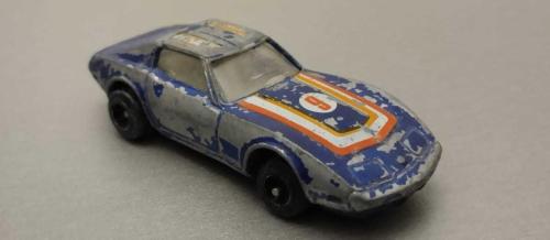 1980 YILI YATMİNG CORVETTE  DÖKÜM 1/64 Ölçek KULLANILMIŞ