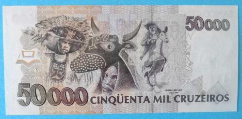 BREZİLYA=1993  50000 Cruzeiros   P-237  ÇİL'