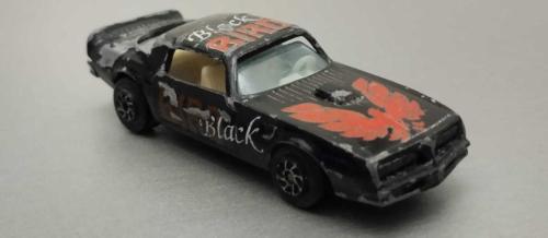 1978 Yatming Die Cast Pontiac Trans-AM Blackbird Firebird   DÖKÜM 1/64 Ölçek KULLANILMIŞ