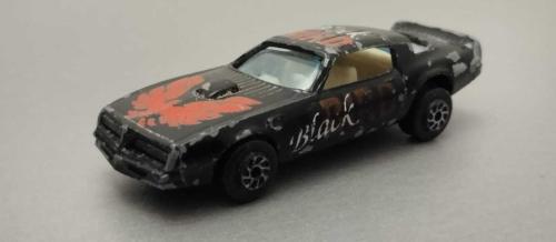 1978 Yatming Die Cast Pontiac Trans-AM Blackbird Firebird   DÖKÜM 1/64 Ölçek KULLANILMIŞ