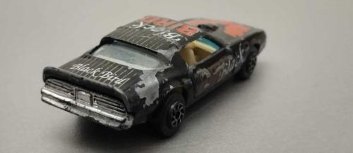 1978 Yatming Die Cast Pontiac Trans-AM Blackbird Firebird   DÖKÜM 1/64 Ölçek KULLANILMIŞ