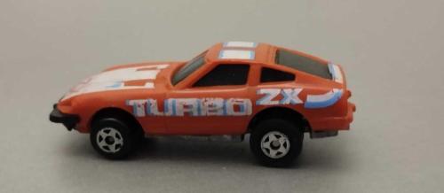 1980 Kidco Burnin Key Cars Datsun 280 ZX Turbo 1/64 Ölçek KULLANILMIŞ