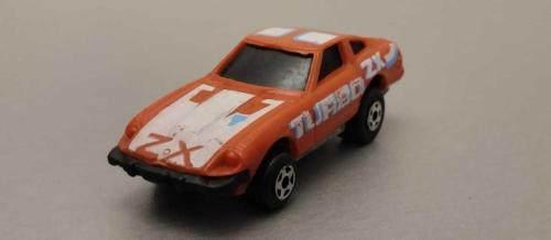 1980 Kidco Burnin Key Cars Datsun 280 ZX Turbo 1/64 Ölçek KULLANILMIŞ