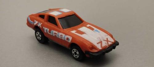 1980 Kidco Burnin Key Cars Datsun 280 ZX Turbo 1/64 Ölçek KULLANILMIŞ