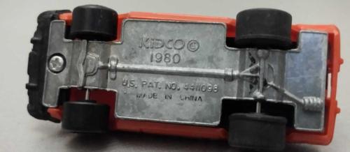 1980 Kidco Burnin Key Cars Datsun 280 ZX Turbo 1/64 Ölçek KULLANILMIŞ