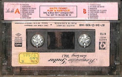 Romantic Guitar Love Songs Vol 1 Kaset (İkinci El Kaset)