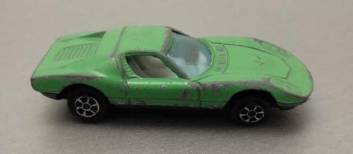 LOT.20 » 1972 YILI Yat Ming Lamborghini Miura HONG KONG ÜRETİMİ  NADİR  1/64 Ölçek KULLANILMIŞ