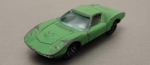 1972 YILI Yat Ming Lamborghini Miura HONG KONG ÜRETİMİ  NADİR  1/64 Ölçek KULLANILMIŞ