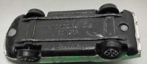1972 YILI Yat Ming Lamborghini Miura HONG KONG ÜRETİMİ  NADİR  1/64 Ölçek KULLANILMIŞ