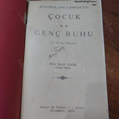 ÇOCUK VE GENÇ RUHU 1 - 20 yaş psikolojisi