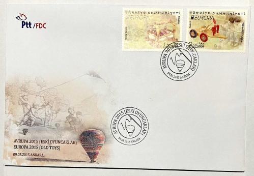 FDC-871 Avrupa 2015 (Eski Oyuncaklar), 09.05.2015, Ankara, PTT İlk Gün Zarfı