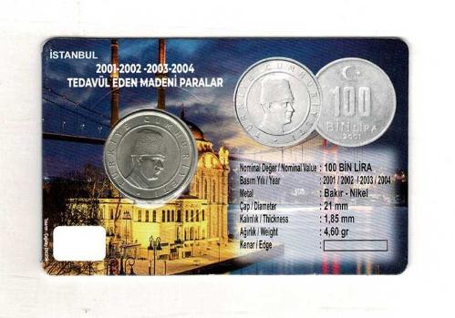2003 Yılı 100.000 Lira ÇİL *Özel Kitinde* TCM3334