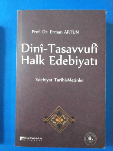 DİNİ- TASAVVUFİ HALK EDEBİYATI  6. BASKI