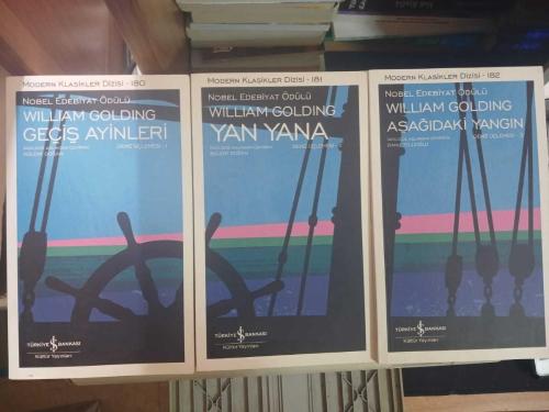 DENİZ ÜÇLEMESİ - I,II,III -MODERN KLASİKLER  ( GEÇİŞ AYİNLERİ,YANA YANA, AŞAĞIDAKİ YANGIN ORİJİNAL AYRAÇLARI İLE BİRLİKTE ) 3 KİTAP TAKIM