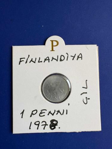 FİNLANDİYA 1 PENNİ 1978 ÇİL (KAPAMALI)