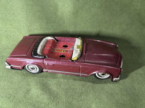 1960 lar japon haji Marka teneke Mercedes araba 15,5 cm 5 cm