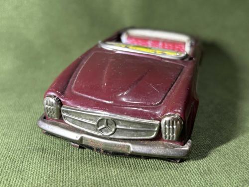 1960 lar japon haji Marka teneke Mercedes araba 15,5 cm 5 cm