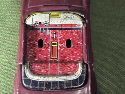 1960 lar japon haji Marka teneke Mercedes araba 15,5 cm 5 cm