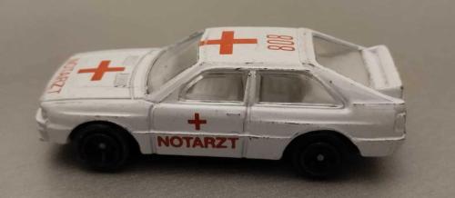 Welly markalı Audi Quattro Ambulans (Notarzt)  NADİR DÖKÜM 1:64 Ölçek KULLANILMIŞ