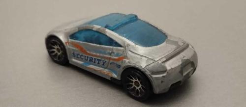 2018 HOT WHEELS MITSUBISHI ECLIPSE CONCEPT SECURITY SILVER  1:64 Ölçek KULLANILMIŞ