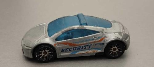 2018 HOT WHEELS MITSUBISHI ECLIPSE CONCEPT SECURITY SILVER  1:64 Ölçek KULLANILMIŞ