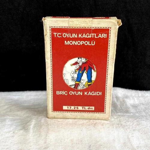 1970 T.C. Oyun Kağıtları Monopolü Briç Seti