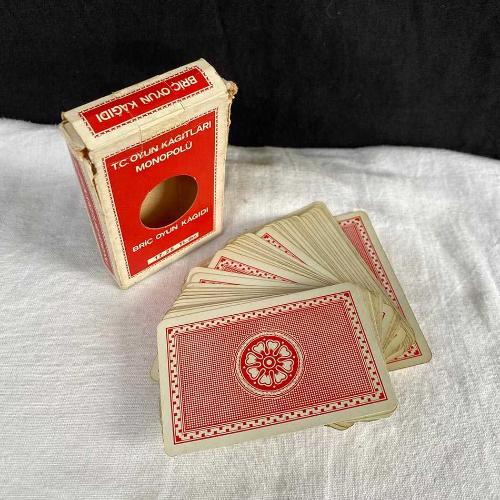 1970 T.C. Oyun Kağıtları Monopolü Briç Seti