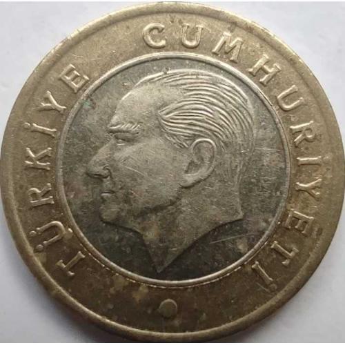 Türkiye 2023 1 Türk Lirası - Atatürk Portreli, Bimetal Güncel Emisyon Koleksiyon Para