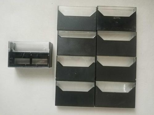 10 ADET KASET KUTUSU Siyah (bir tanesi ikili)