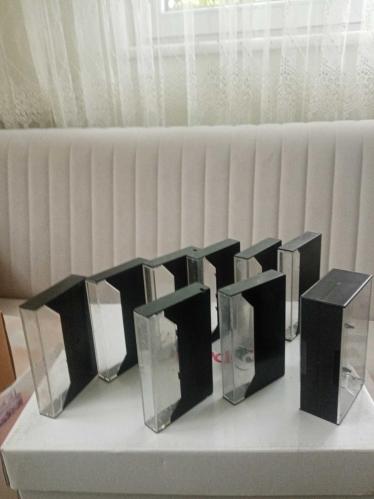 10 ADET KASET KUTUSU Siyah (bir tanesi ikili)