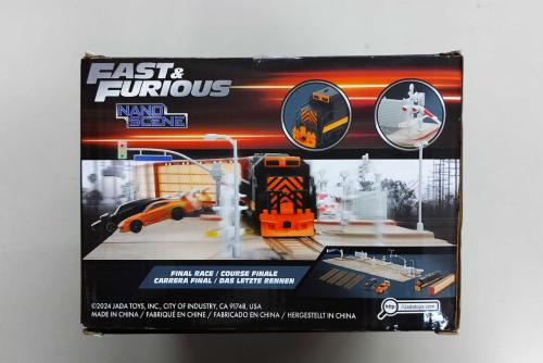 Jada Fast & Furious Nano Train Scene Diorama ( Toyota Supra & Dodge Charger ) Hızlı ve Öfkeli