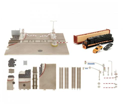Jada Fast & Furious Nano Train Scene Diorama ( Toyota Supra & Dodge Charger ) Hızlı ve Öfkeli