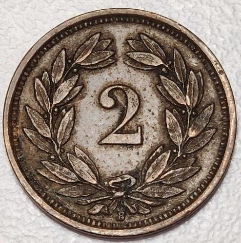 1932 - İSVİÇRE - 2 Rappen  ( ÇOK ÇOK TEMİZ )