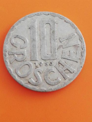 Avusturya 10 Groschen 1953