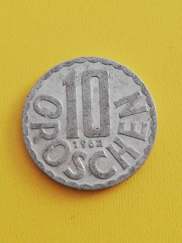 Avusturya 10 Groschen 1962