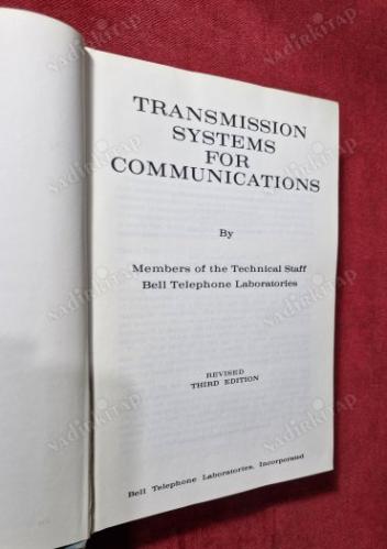 TRANSMISSION SYSTEMS FOR COMMUNICATIONS - THIRD EDITION
