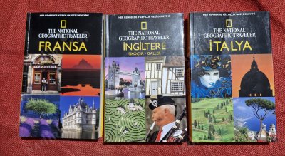 THE NATIONAL GEOGRAPHIC TRAVELER - ÜLKE DİZİSİ - İTALYA FRANSA İNGİLTERE (Kutulu) - Her rehberde yüzyıllık gezi deneyimi