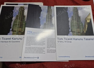 TÜRK TİCARET KANUNU TASARISI Geleceği Hazırlayan Bir Düzenleme