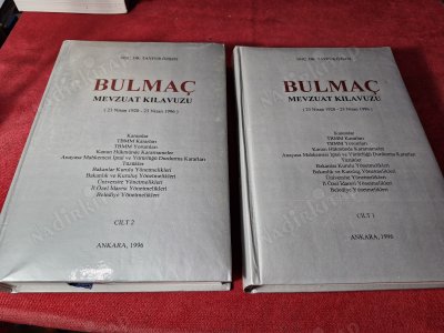 BULMAÇ MEVZUAT KILAVUZU KANUNLAR CİLT 1 -2 TAKIM