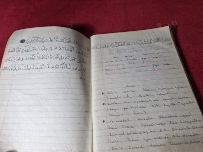 Arapça Yazı Çalışma Ders Defteri